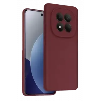 Newface Xiaomi Redmi Note 15 Pro 4G First Silikon - Bordo