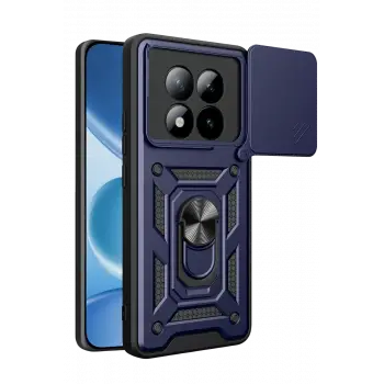 Newface Xiaomi Redmi Note 15 Pro Plus 5G Pars Lens Yüzüklü Silikon - Lacivert