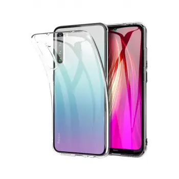 Newface Xiaomi Redmi Note 8 Kılıf Lüx Şeffaf Silikon