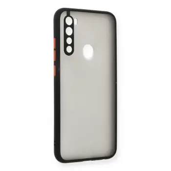 Newface Xiaomi Redmi Note 8 Kılıf Montreal Silikon Kapak - Siyah