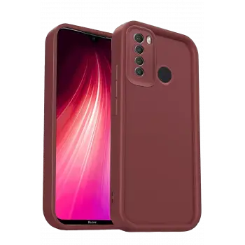 Newface Xiaomi Redmi Note 8 Kılıf Viera Silikon - Bordo