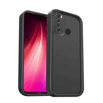 Newface Xiaomi Redmi Note 8 Kılıf Viera Silikon - Siyah