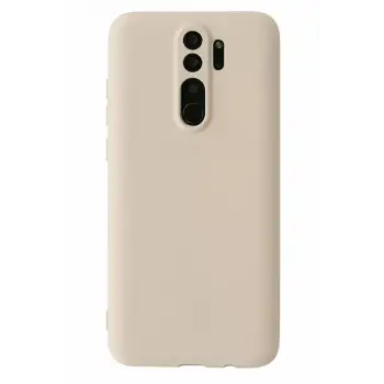 Newface Xiaomi Redmi Note 8 Pro Kılıf First Silikon - Krem