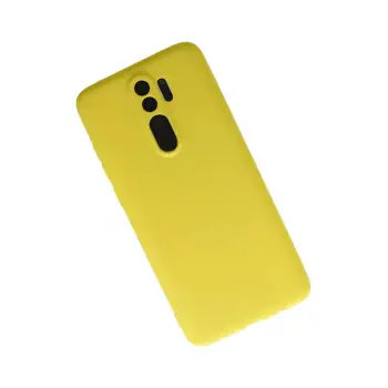 Newface Xiaomi Redmi Note 8 Pro Kılıf First Silikon - Sarı