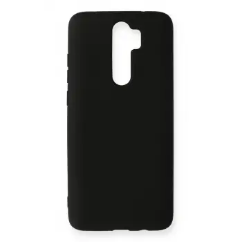Newface Xiaomi Redmi Note 8 Pro Kılıf Nano içi Kadife Silikon - Siyah