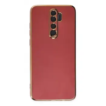 Newface Xiaomi Redmi Note 8 Pro Kılıf Volet Silikon - Kırmızı