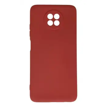 Newface Xiaomi Redmi Note 9 5G Kılıf Nano içi Kadife Silikon - Kiremit