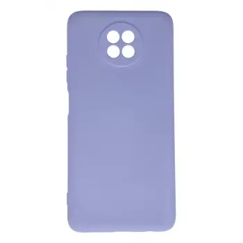 Newface Xiaomi Redmi Note 9 5G Kılıf Nano içi Kadife Silikon - Lila