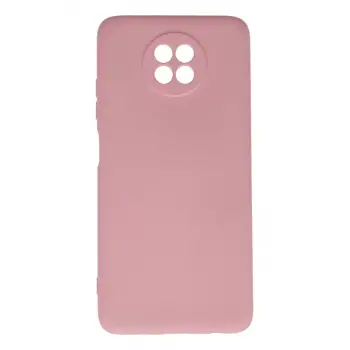 Newface Xiaomi Redmi Note 9 5G Kılıf Nano içi Kadife Silikon - Pembe