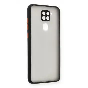 Newface Xiaomi Redmi Note 9 Kılıf Montreal Silikon Kapak - Siyah