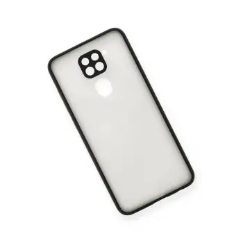 Newface Xiaomi Redmi Note 9 Kılıf Montreal Silikon Kapak - Siyah