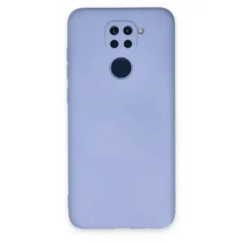 Newface Xiaomi Redmi Note 9 Kılıf Nano içi Kadife Silikon - Lila