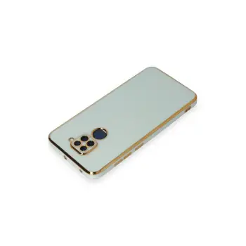 Newface Xiaomi Redmi Note 9 Kılıf Volet Silikon - Açık Yeşil