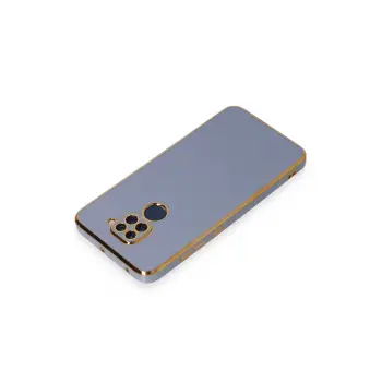 Newface Xiaomi Redmi Note 9 Kılıf Volet Silikon - Mavi