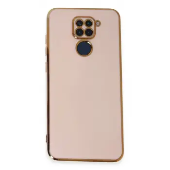 Newface Xiaomi Redmi Note 9 Kılıf Volet Silikon - Pembe