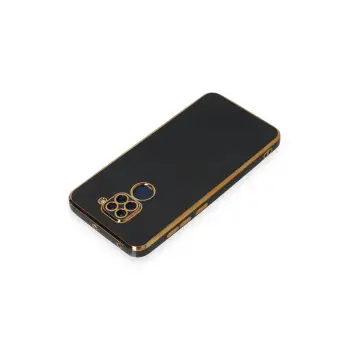 Newface Xiaomi Redmi Note 9 Kılıf Volet Silikon - Siyah