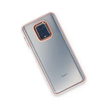 Newface Xiaomi Redmi Note 9 Pro Kılıf Dora Kapak - Pudra