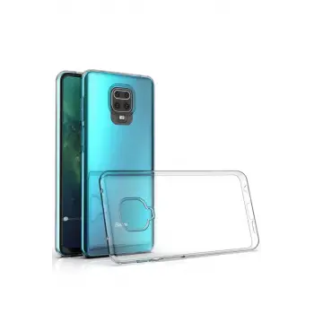 Newface Xiaomi Redmi Note 9 Pro Kılıf Lüx Şeffaf Silikon - Şeffaf