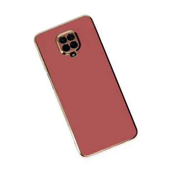 Newface Xiaomi Redmi Note 9 Pro Kılıf Volet Silikon - Kırmızı