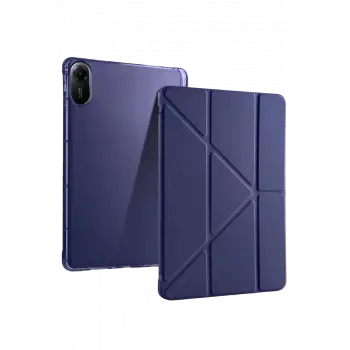 Newface Xiaomi Redmi Pad 2 Kalemlikli Mars Tablet Kılıfı - Lacivert