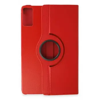 Newface Xiaomi Redmi Pad SE Kılıf 360 Tablet Deri Kılıf - Kırmızı