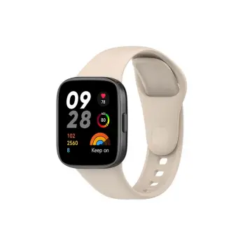 Newface Xiaomi Redmi Watch 3 Klasik Kordon - Bej