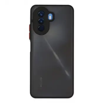 Nova Y70 Kılıf Montreal Silikon Kapak - Siyah