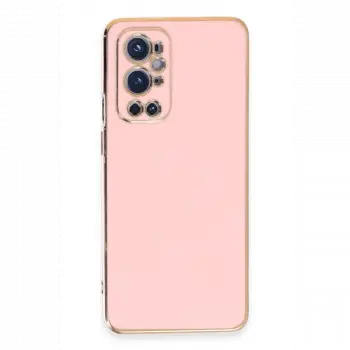 One Plus 9 Pro Kılıf Volet Silikon - Pembe