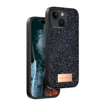 Onegif Apple iPhone 15 Bright Simli Kapak - Siyah