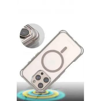 Onegif Apple iPhone 16 Pro Hulk Magsafe Kapak - Titan Gri