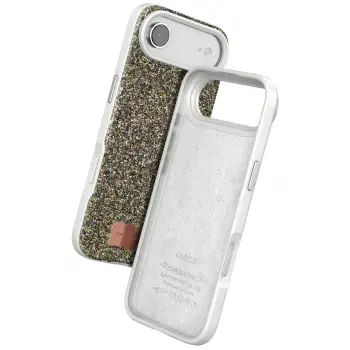 Onegif Apple iPhone 17 Air Bright Simli Kapak - Çöl Titanyum