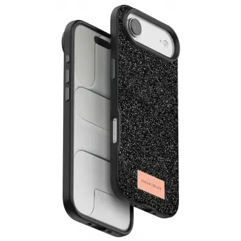 Onegif Apple iPhone 17 Air Bright Simli Kapak - Siyah