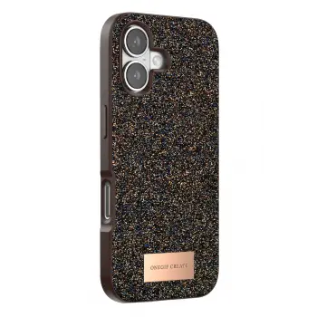 Onegif Apple iPhone 17 Bright Simli Kapak - Gold