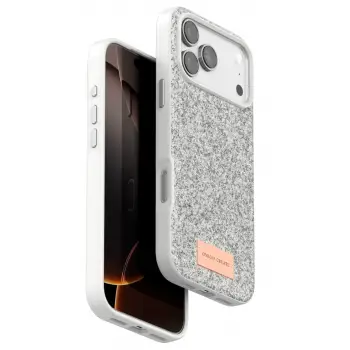 Onegif Apple iPhone 17 Pro Max Bright Simli Kapak - Beyaz