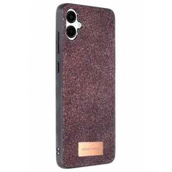 Onegif Samsung Galaxy A06 Bright Simli Kapak - Derin Mor