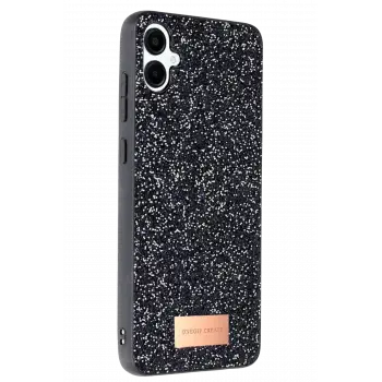 Onegif Samsung Galaxy A06 Bright Simli Kapak - Siyah