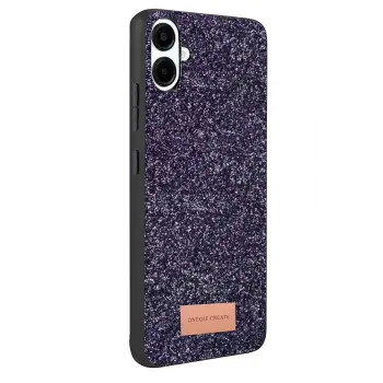 Onegif Samsung Galaxy A07 4G Bright Simli Kapak - Derin Mor