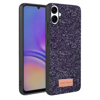 Onegif Samsung Galaxy A07 4G Bright Simli Kapak - Derin Mor