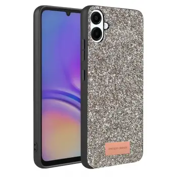 Onegif Samsung Galaxy A07 4G Bright Simli Kapak - Gümüş