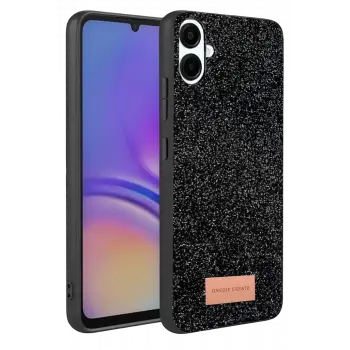 Onegif Samsung Galaxy A07 4G Bright Simli Kapak - Siyah