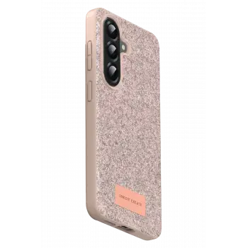 Onegif Samsung Galaxy A17 5G Bright Simli Kapak - Pembe