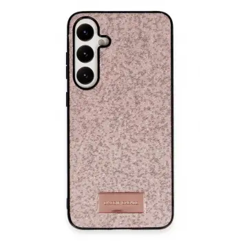 Onegif Samsung Galaxy A25 5G Bright Simli Kapak - Pembe