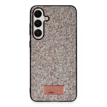 Onegif Samsung Galaxy A55 5G Bright Simli Kapak - Gold