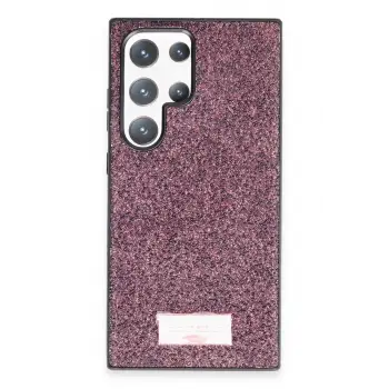 Onegif Samsung Galaxy S23 Ultra Bright Simli Kapak - Derin Mor