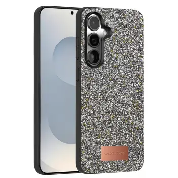 Onegif Samsung Galaxy S25 Plus Bright Simli Kapak - Gold