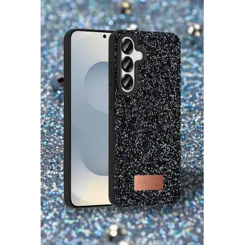 Onegif Samsung Galaxy S25 Plus Bright Simli Kapak - Gümüş