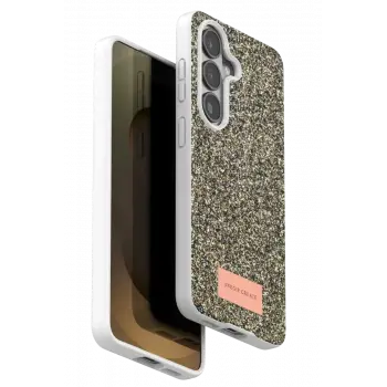 Onegif Samsung Galaxy S26 Bright Simli Kapak - Gold