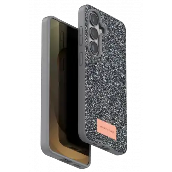 Onegif Samsung Galaxy S26 Plus Bright Simli Kapak - Gümüş