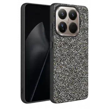 Onegif Xiaomi Mi 15T Pro Bright Simli Kapak - Gold