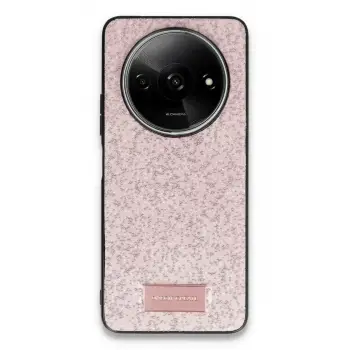 Onegif Xiaomi Redmi A3 4G Bright Simli Kapak - Pembe